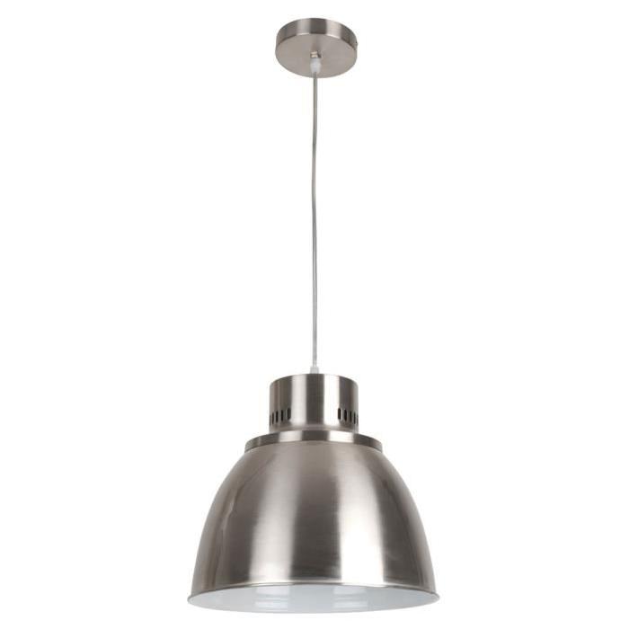 SOHO Lustre - suspension diametre 30,5 cm E27 60W aluminium brossé