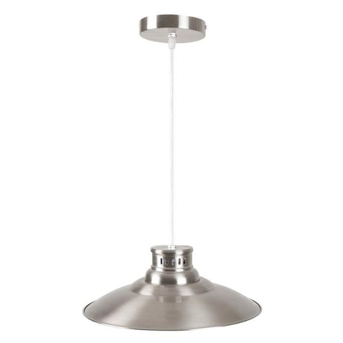 ADELE Lustre - suspension en métal E27 60W aluminium brossé