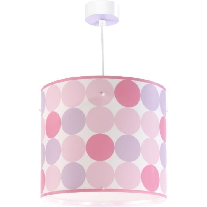 Lustre - suspension enfant rose