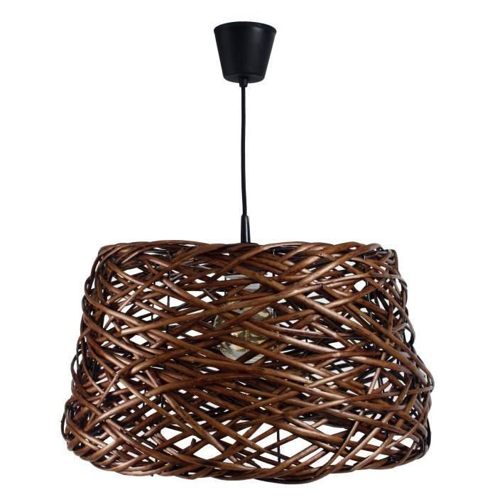 Occitane Lustre - suspension boule en osier 40cm