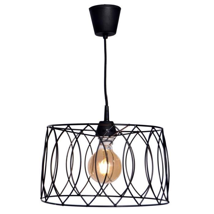 Lustre - suspension Jarvis cage Ř40 cm noir