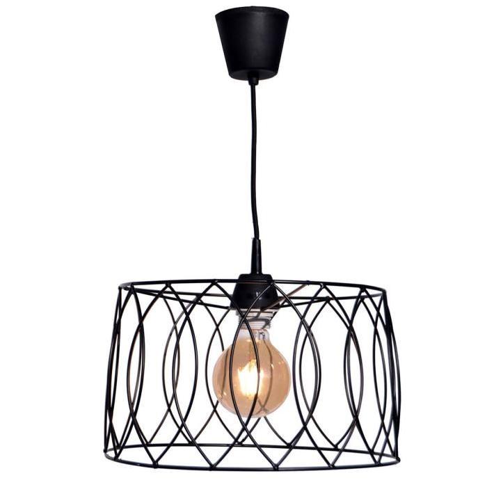 Lustre - suspension Jarvis cage Ř35 cm noir