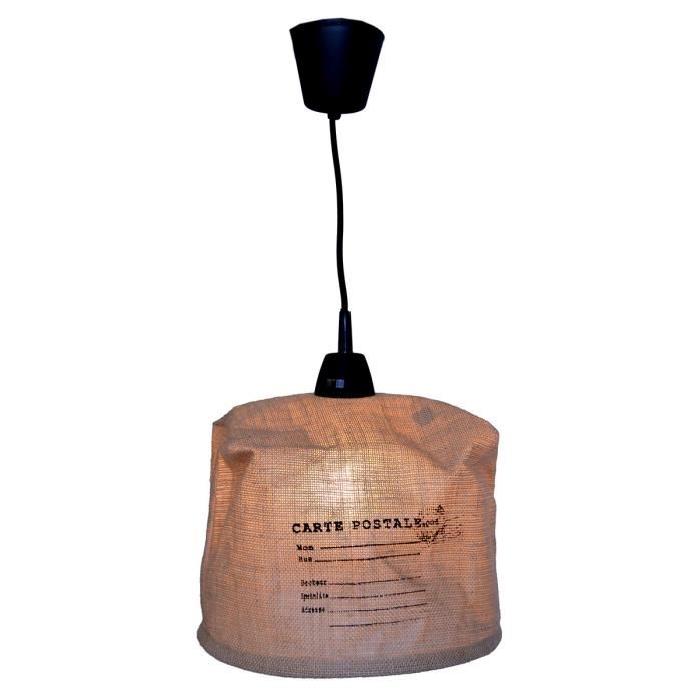 Lustre - suspension 30 cm marron