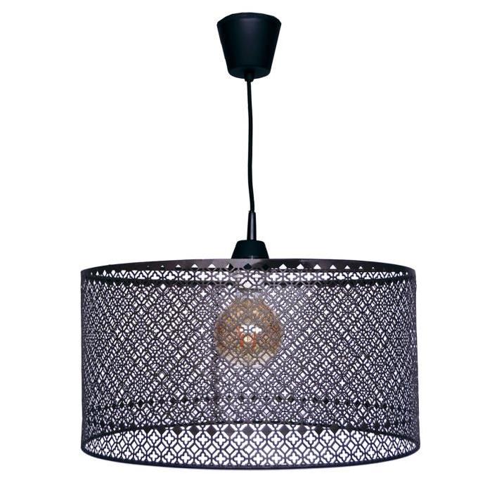 Lustre - suspension perforée Star 35 cm marron