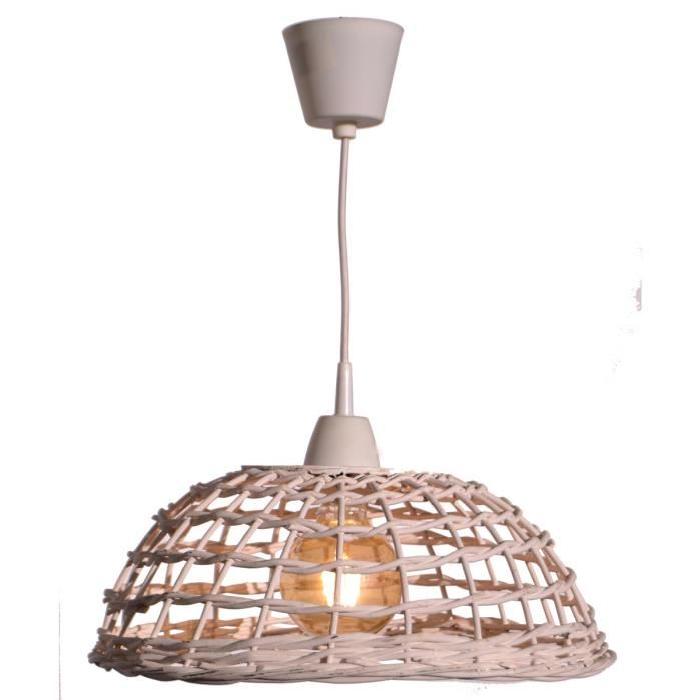 Lustre - suspension Badiane 40 cm blanc