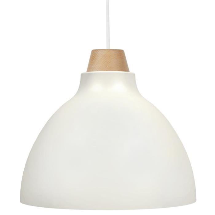 CAMILLA Suspension Métal 29x29x90 cm Blanc