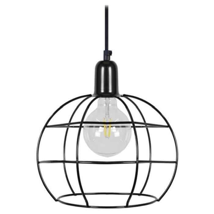 ARMILARE Suspension acier 25x25x90 cm Noir