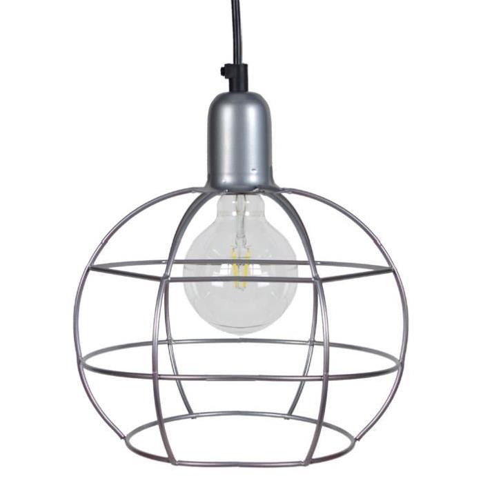 ARMILARE Suspension acier 25x25x90 cm Aluminium