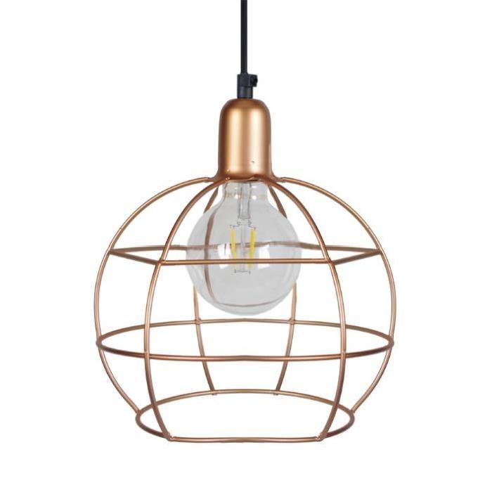 ARMILARE Suspension acier 25x25x90 cm Cuivre