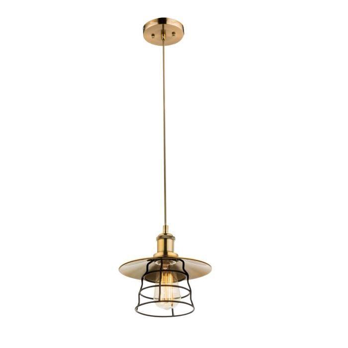 GLOBO LIGHTING Suspension - Diametre 22 cm - Hauteur 150 cm - Bronze noir