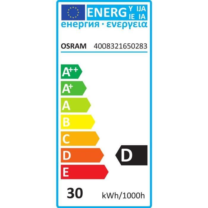 OSRAM Lot de 2 ampoules Eco-Halogenes E27 30 W équivalent a 40 W forme classique