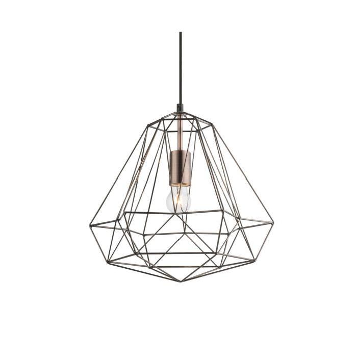 GLOBO LIGHTING Suspension cuivre - Diametre 32 cm