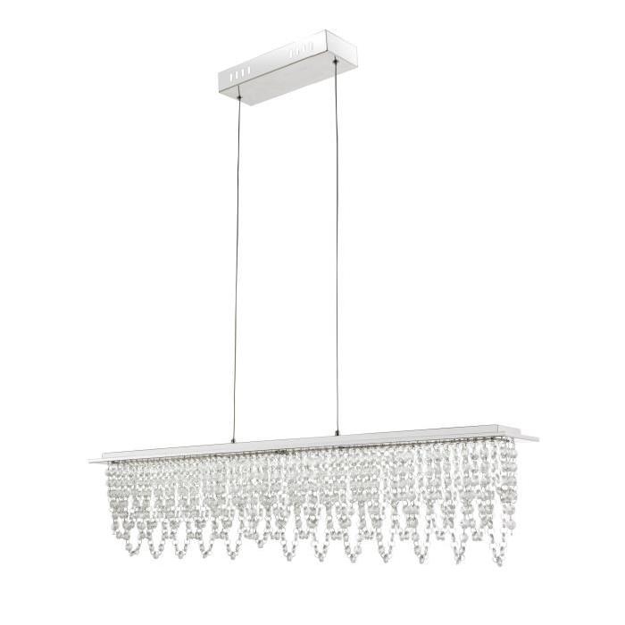 Suspension LED Chrome 150x11x90cm