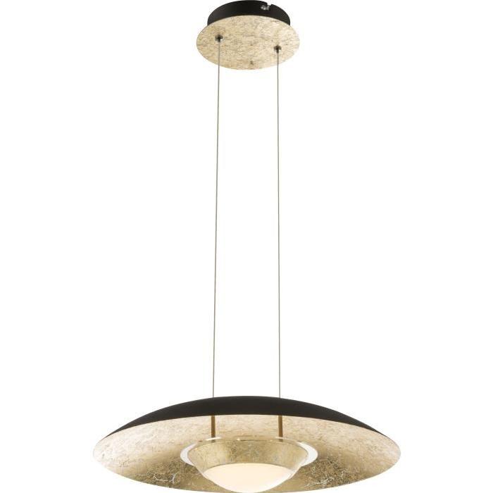 Suspension LED en Métal 120x40x40 cm Noir