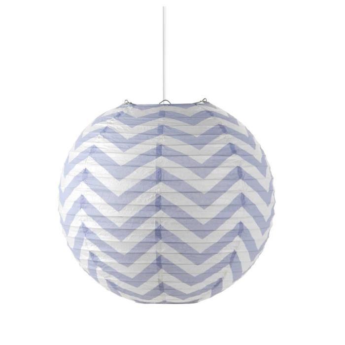 Lustre - suspensions boule Sune diametre 35 cm bleu