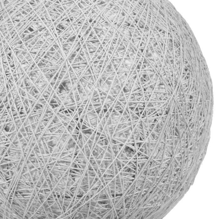 SEMA Lustre - Suspension Boule Grise - D30cm