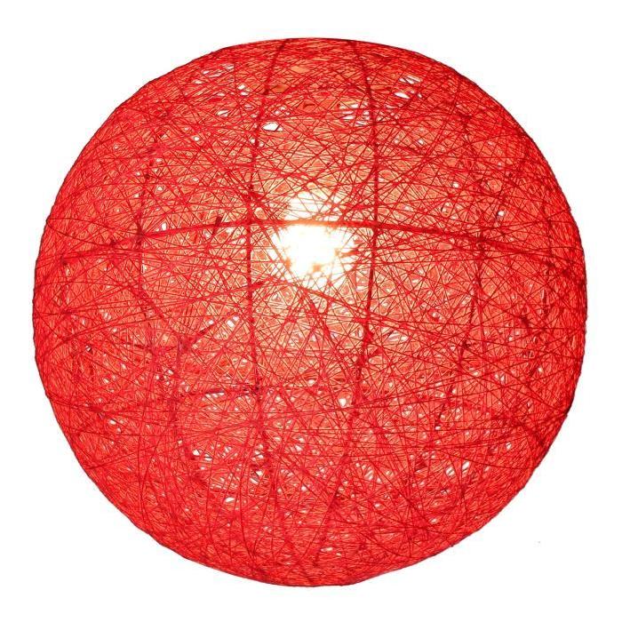 SEMA Lustre - Suspension Boule Rouge - D30cm