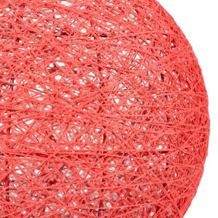 SEMA Lustre - Suspension Boule Rouge - D30cm