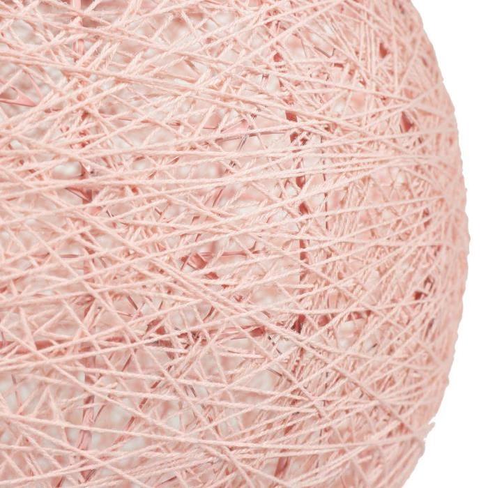 SEMA Lustre - Suspension Boule Rose - D30cm