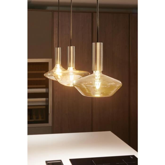 SYLVANIA Ampoule - Suspension LED a filament E27 Sylcone Toledo Retro DC200 3 W équivalence 40 W ambrée