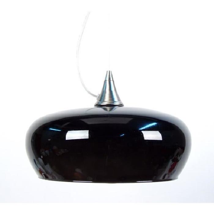 MATILDE Suspension verre et acier 30x30x90 cm Noir