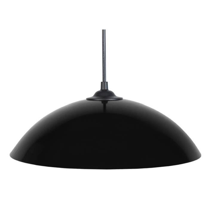 Lustre - suspension Demi-lune E27 25 W Ř29,5 cm Noir