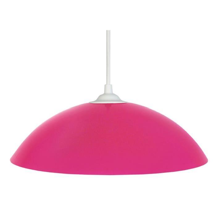 Lustre - suspension Demi-lune E27 25 W Ř29,5 cm Rose