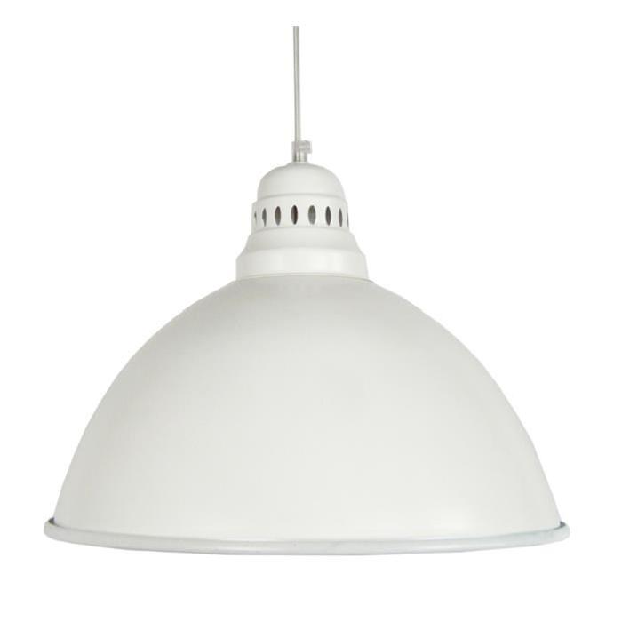 TOSEL Lustre - suspension Bacino E27 25 W Ř44 cm Blanc