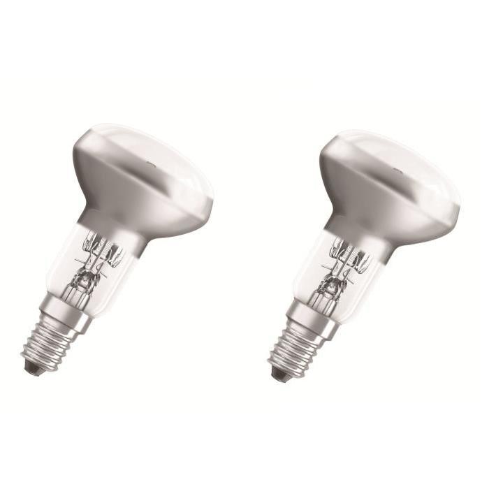 OSRAM Lot de 2 Ampoules spots Eco-Halogenes R50 E14 46 W équivalent a 60 W