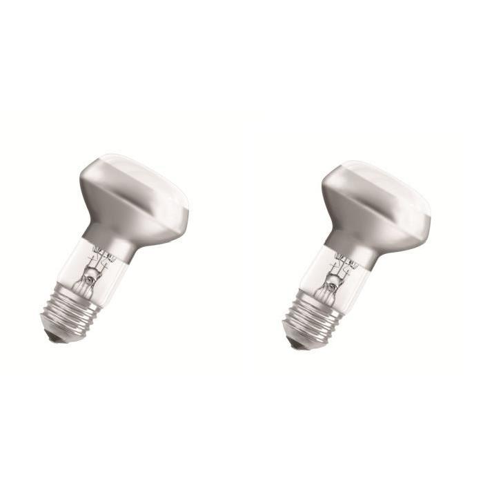 OSRAM Lot de 2 Ampoules spots Eco-Halogenes R63 E27 46 W équivalent a 60 W