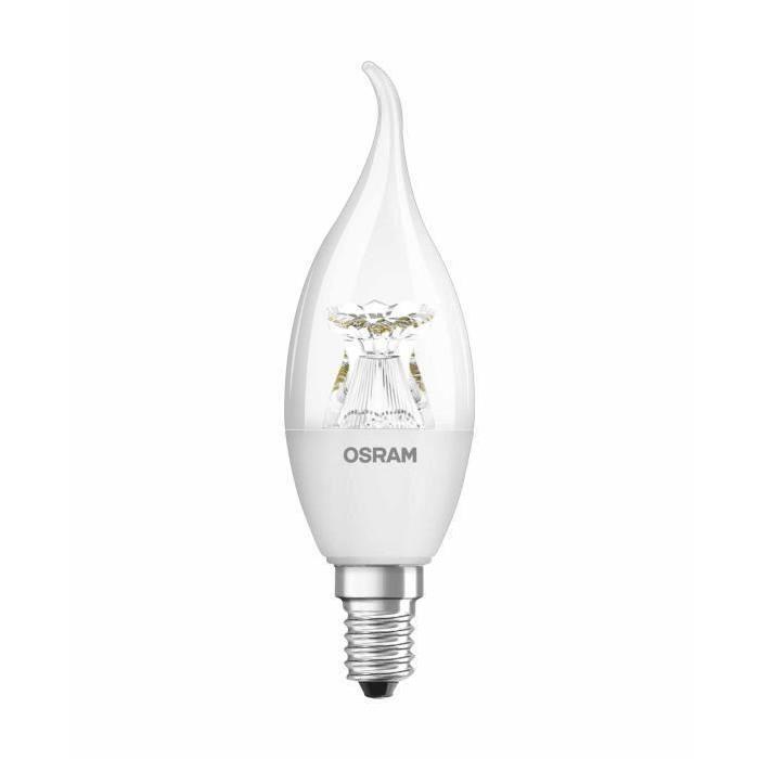 OSRAM Ampoule LED E14 6 W équivalent a 40 W blanc chaud dimmable variateur