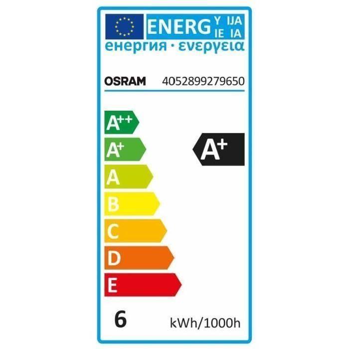 OSRAM Ampoule LED E14 6 W équivalent a 40 W blanc chaud dimmable variateur