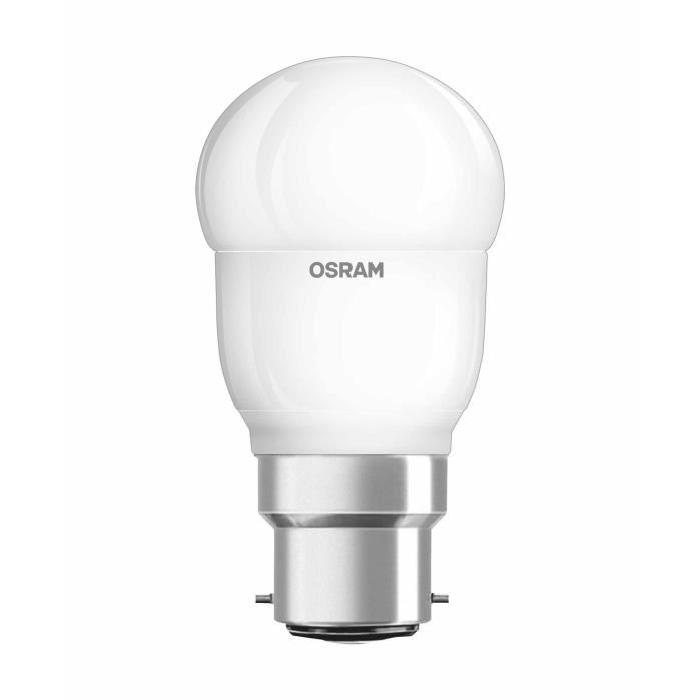 OSRAM Ampoule LED B22 6 W équivalent a 40 W blanc chaud dimmable variateur