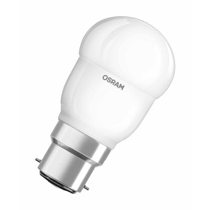 OSRAM Ampoule LED B22 6 W équivalent a 40 W blanc chaud dimmable variateur