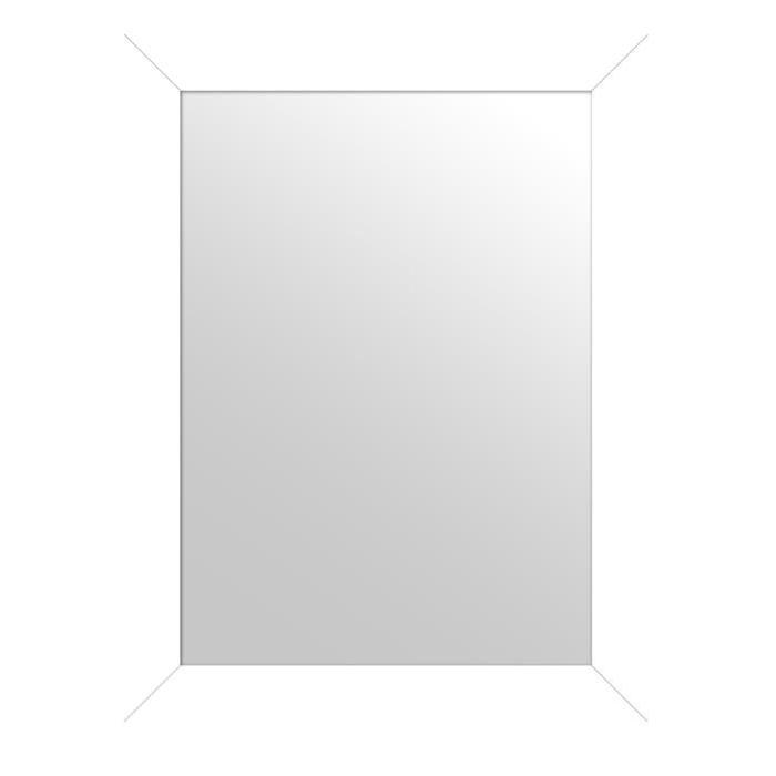 MIRRA Miroir rectangulaire 50x70 cm Blanc