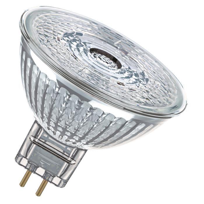 OSRAM Ampoule Spot LED MR16 GU5,3 3 W équivalent a 20 W blanc chaud dimmable