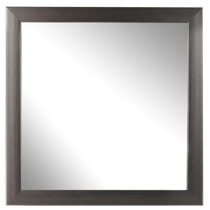 IMAGINE Miroir 30 x 30 cm métallisé Acier