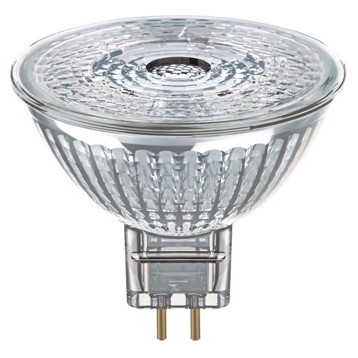 OSRAM Ampoule Spot LED MR16 GU5,3 5 W équivalent a 35 W blanc chaud dimmable