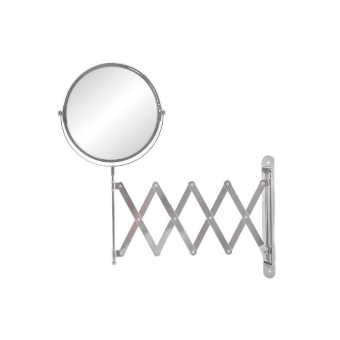 Miroir salle de bain vanitys - métal 33x33x16 cm