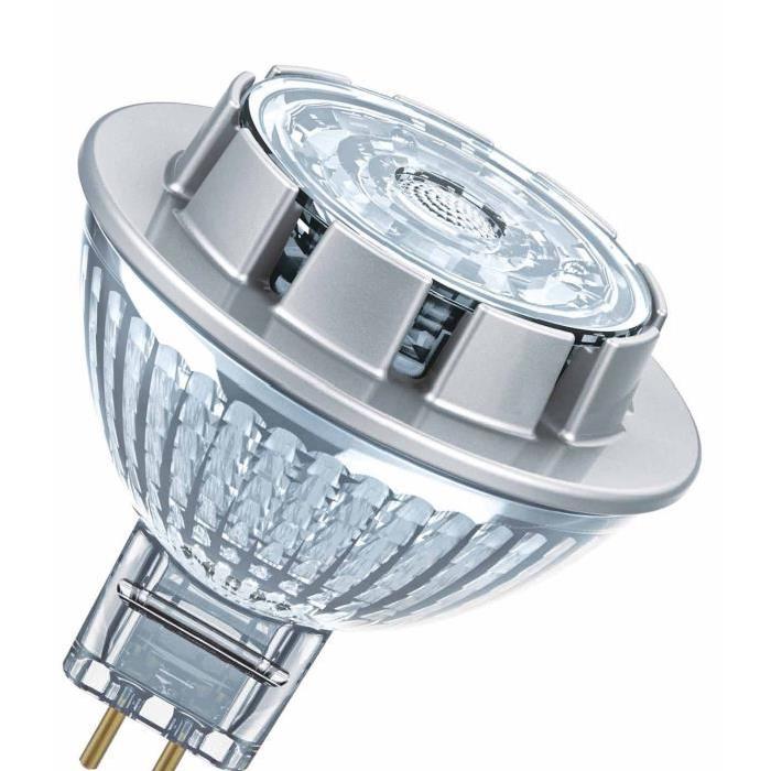 OSRAM Ampoule Spot LED MR16 GU5,3 7,8 W équivalent a 50 W blanc froid dimmable