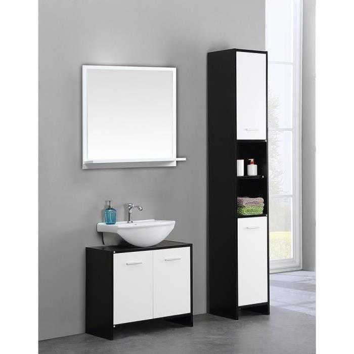 TOM Miroir de salle de bain L 60 cm- Blanc