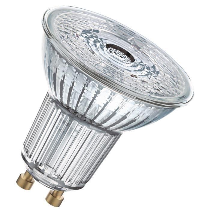 OSRAM Ampoule Spot LED PAR16 GU10 4,6 W équivalent a 50 W blanc froid dimmable