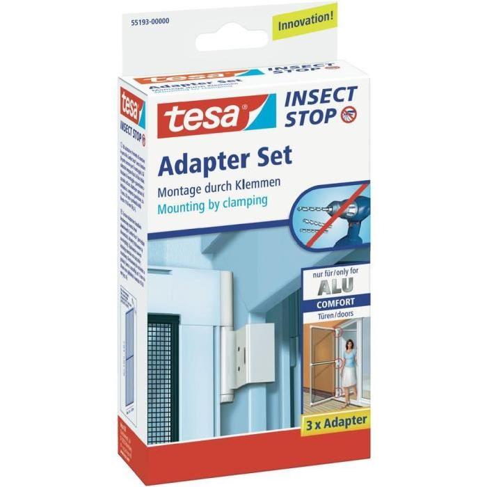 TESA Cadre moustiquaire pour fenetre - Avec répulsif insectes
