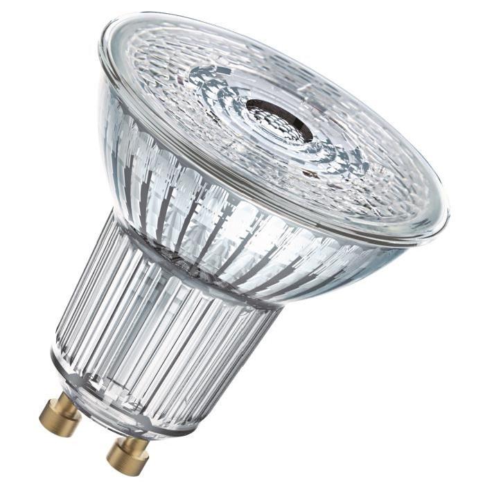 OSRAM Ampoule Spot LED PAR16 GU10 7,2 W équivalent a 80 W blanc chaud dimmable