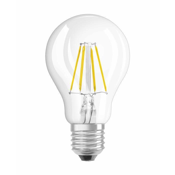 OSRAM Ampoule filament LED E27 4 W équivalent a 40 W blanc chaud