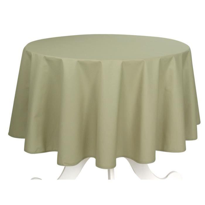 VENT DU SUD Nappe ronde polyester Mogador Ř 160 cm - Lin