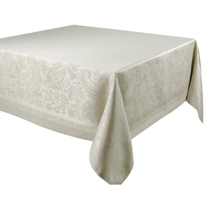 VENT DU SUD Nappe Jacquard Trento - Lin 168x168cm