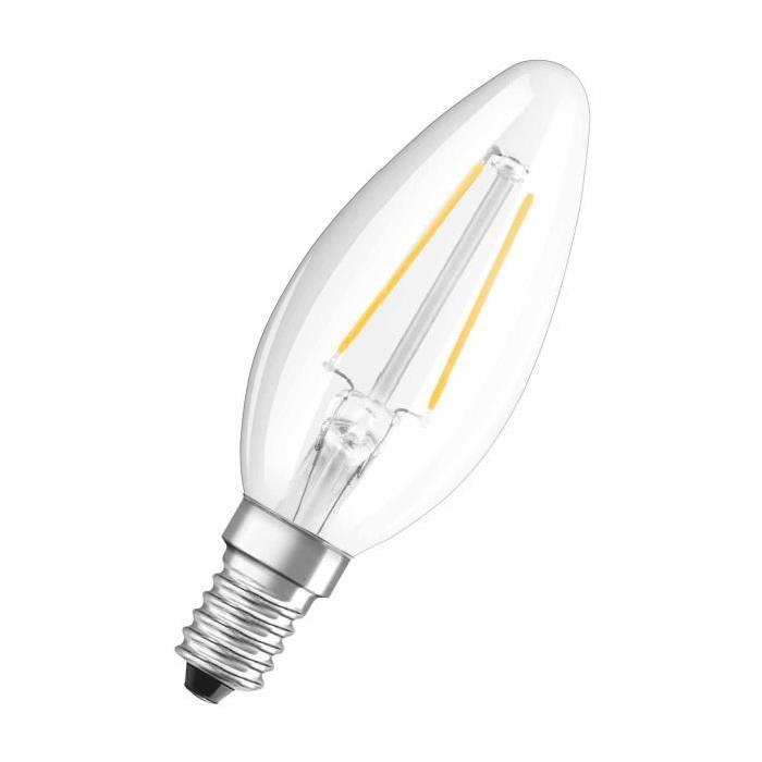 OSRAM Ampoule filament LED E14 2 W équivalent a 25 W blanc chaud