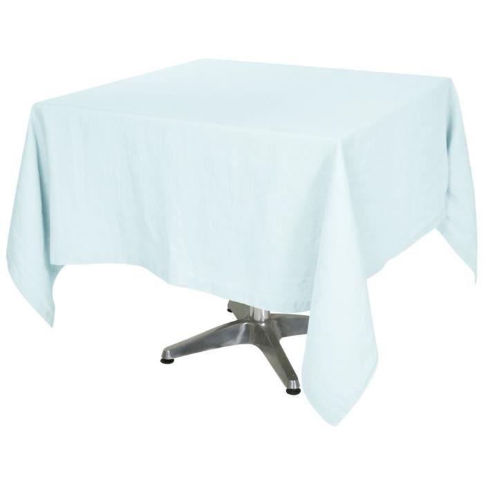 VENT DU SUD Nappe SYMPHONIE - Composition : 100% lin lavé 260gr/m˛ - Dimensions : 160 x 160 cm - Lavable a 60°C - Aqua