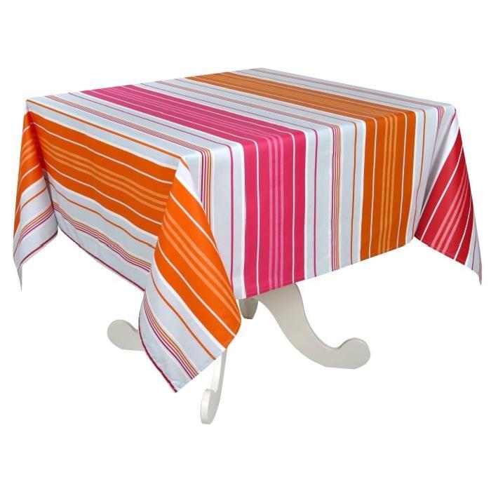 VENT DU SUD Nappe enduite Capbreton 160 x 160 - Vermeil